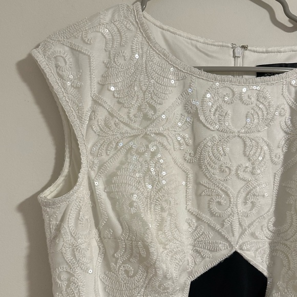 Tadashi Shoji parula Sequin neoprene dress XXL - Picture 5 of 10